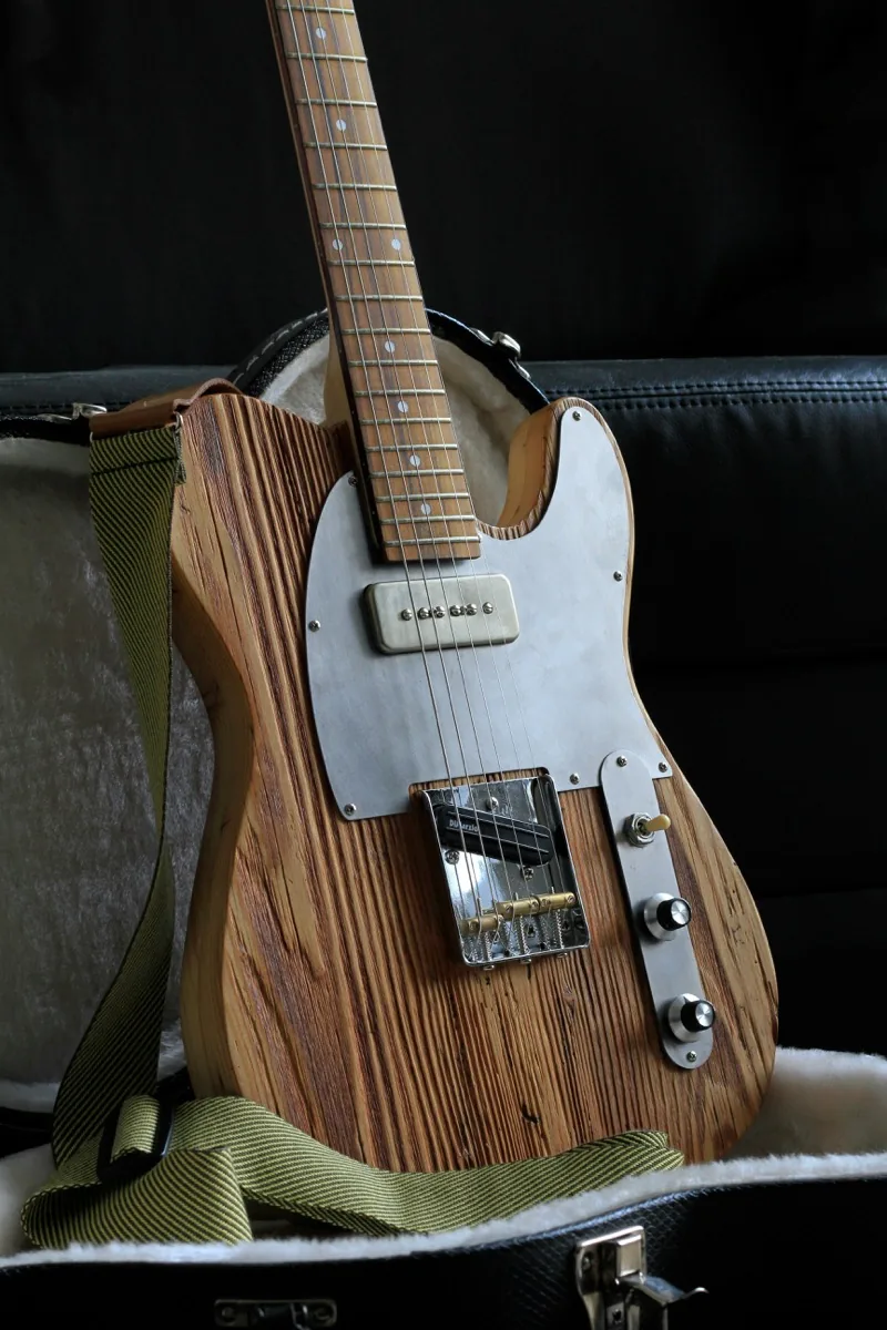 Telecaster-style guitar being played live — will Fender's legal campaign extend to T-style guitars next?